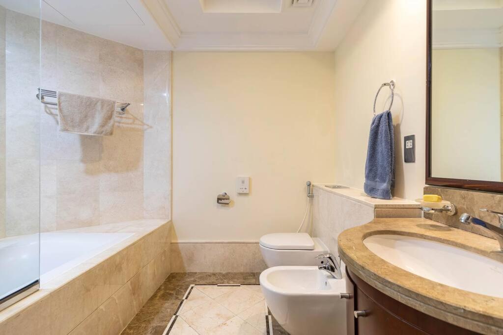 Luxury 1 Bedroom With A Private Beach Taj Granduer Residence At Palm Dubai Ngoại thất bức ảnh