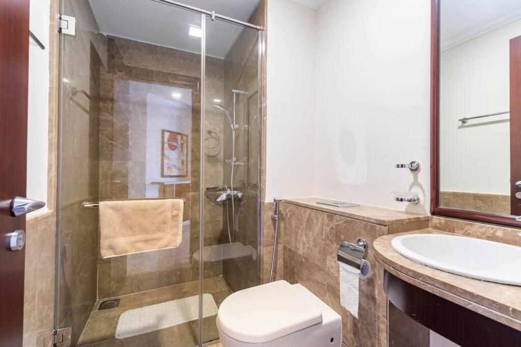 Luxury 1 Bedroom With A Private Beach Taj Granduer Residence At Palm Dubai Ngoại thất bức ảnh